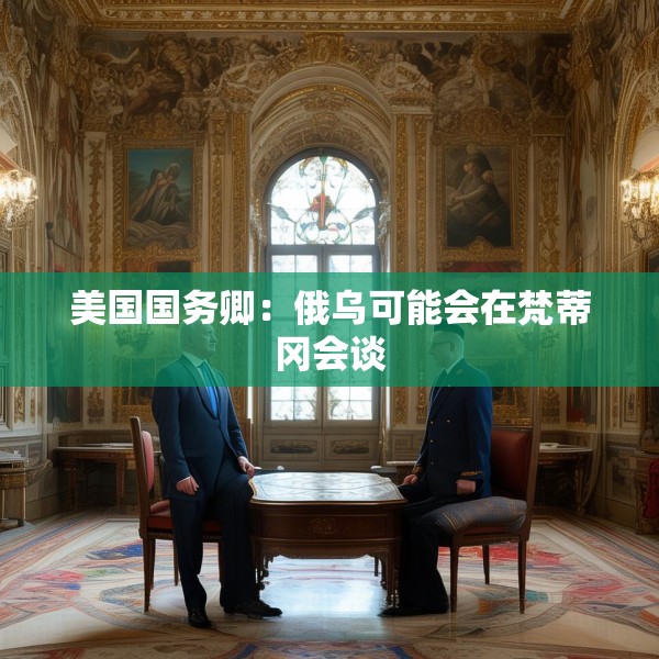 美国国务卿：俄乌可能会在梵蒂冈会谈