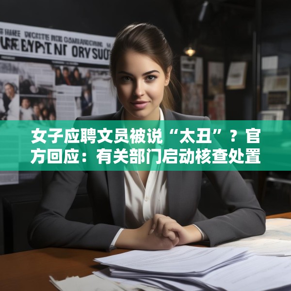 女子应聘文员被说“太丑”？官方回应：有关部门启动核查处置