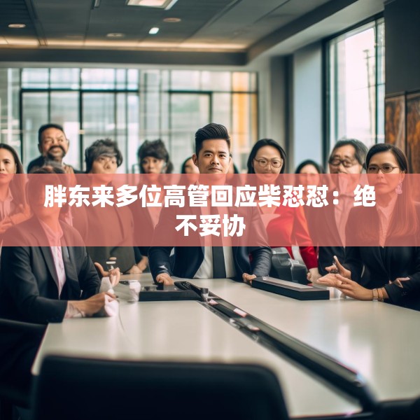 胖东来多位高管回应柴怼怼：绝不妥协