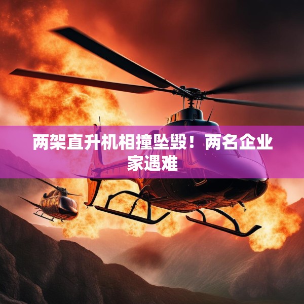 两架直升机相撞坠毁！两名企业家遇难