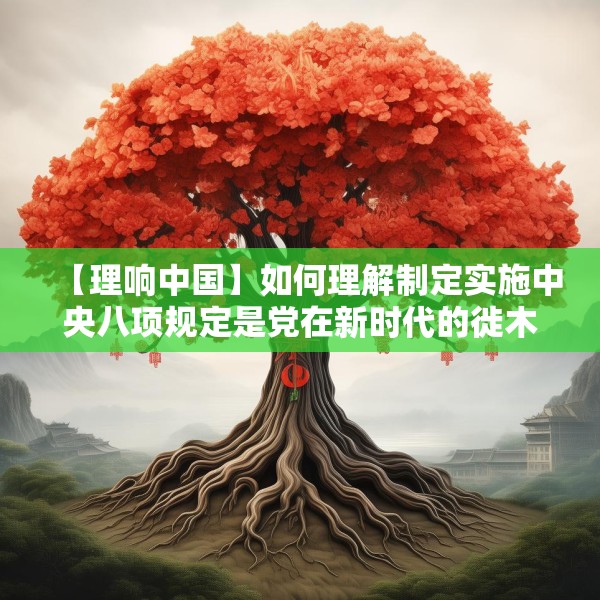 【理响中国】如何理解制定实施中央八项规定是党在新时代的徙木立信之举