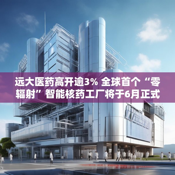 远大医药高开逾3% 全球首个“零辐射”智能核药工厂将于6月正式投入运营