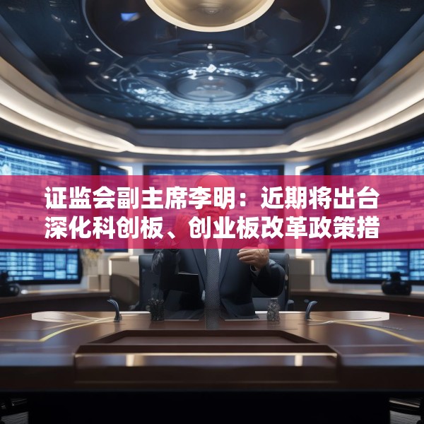 证监会副主席李明：近期将出台深化科创板、创业板改革政策措施