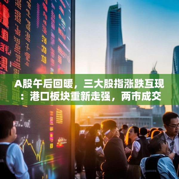 A股午后回暖，三大股指涨跌互现：港口板块重新走强，两市成交近1.1万亿元