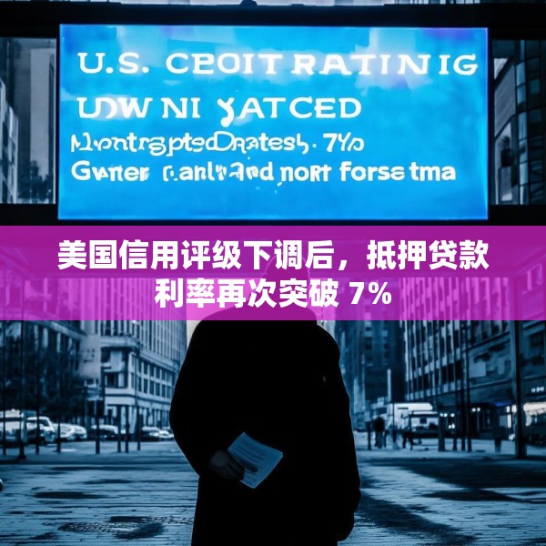 美国信用评级下调后，抵押贷款利率再次突破 7%