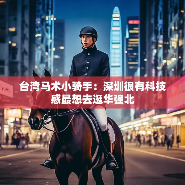 台湾马术小骑手：深圳很有科技感最想去逛华强北