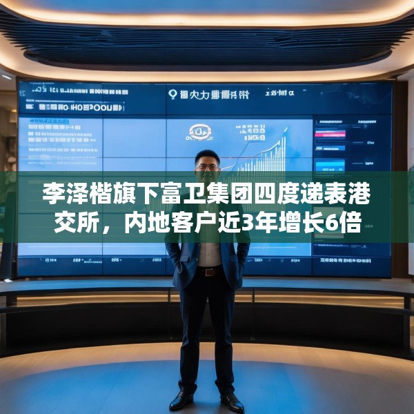 李泽楷旗下富卫集团四度递表港交所，内地客户近3年增长6倍