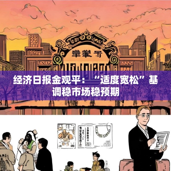 经济日报金观平：“适度宽松”基调稳市场稳预期