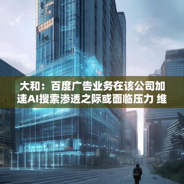 大和：百度广告业务在该公司加速AI搜索渗透之际或面临压力 维持强于大盘评级