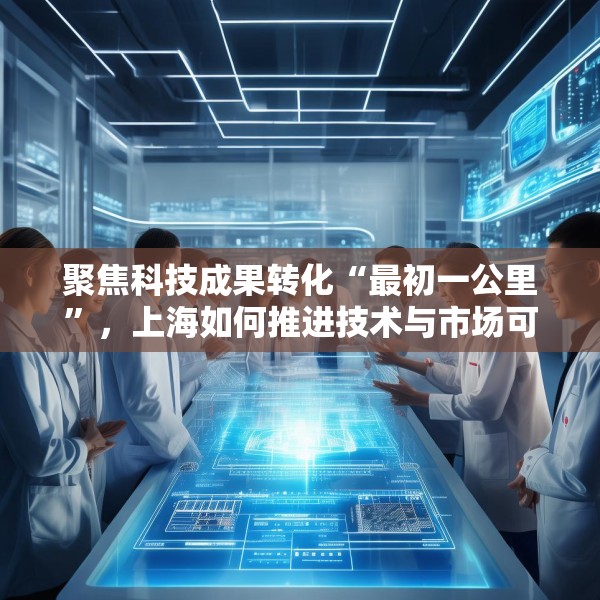 聚焦科技成果转化“最初一公里”，上海如何推进技术与市场可行性验证？