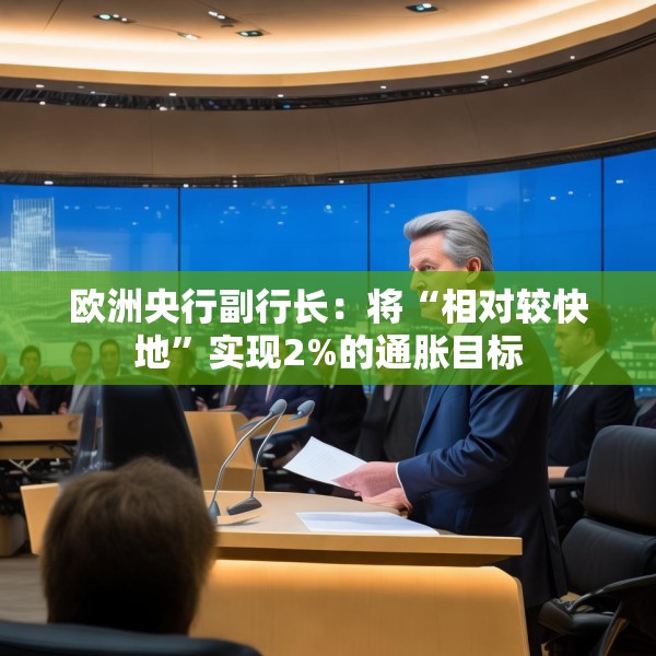 欧洲央行副行长：将“相对较快地”实现2%的通胀目标