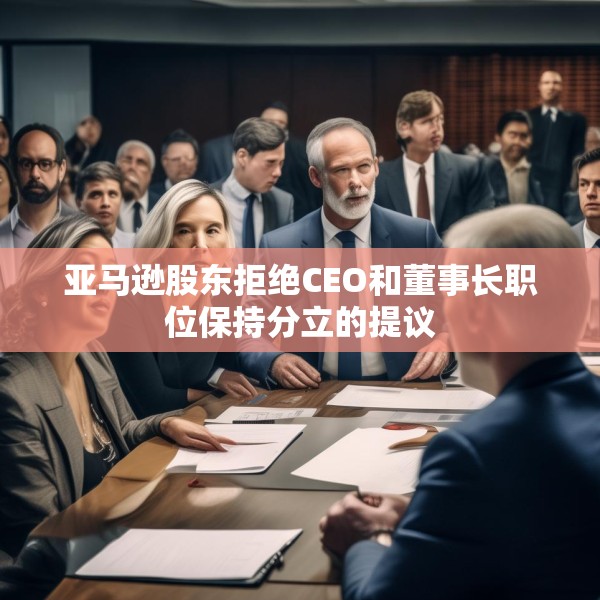 亚马逊股东拒绝CEO和董事长职位保持分立的提议