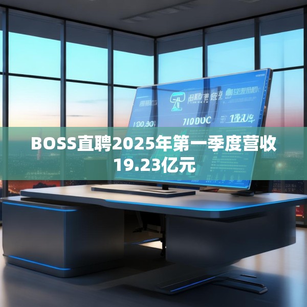BOSS直聘2025年第一季度营收19.23亿元