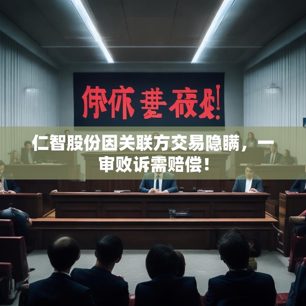 仁智股份因关联方交易隐瞒，一审败诉需赔偿！