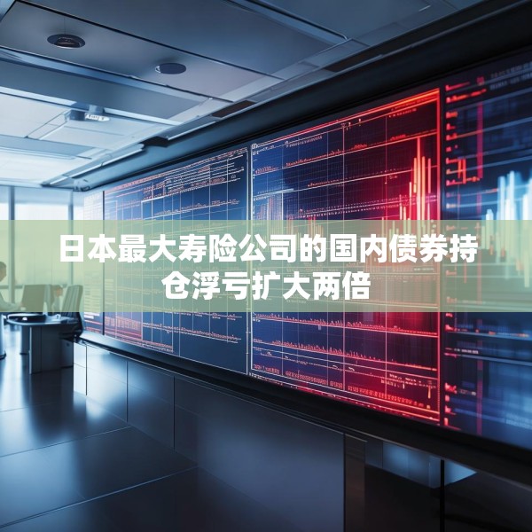 日本最大寿险公司的国内债券持仓浮亏扩大两倍