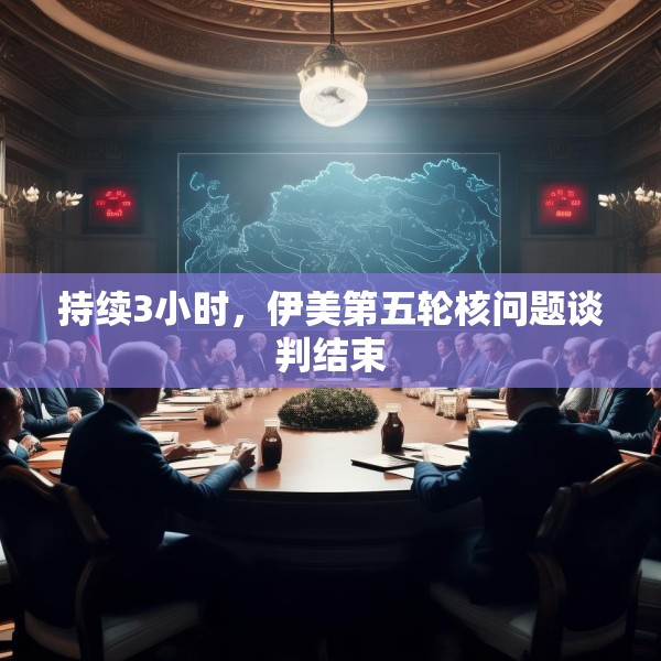持续3小时，伊美第五轮核问题谈判结束