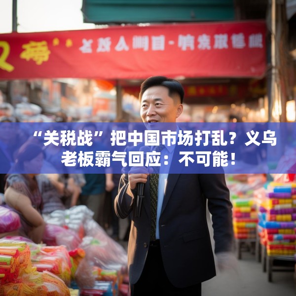 “关税战”把中国市场打乱？义乌老板霸气回应：不可能！