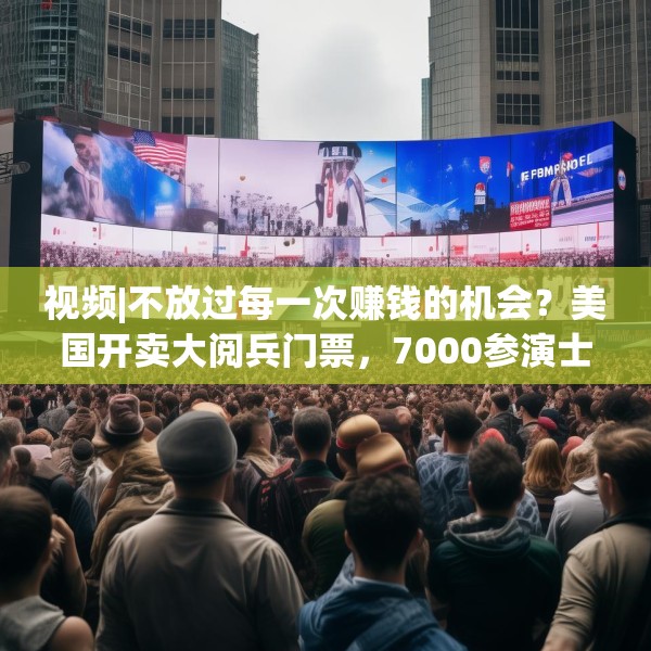 视频|不放过每一次赚钱的机会？美国开卖大阅兵门票，7000参演士兵一天只供一顿热餐