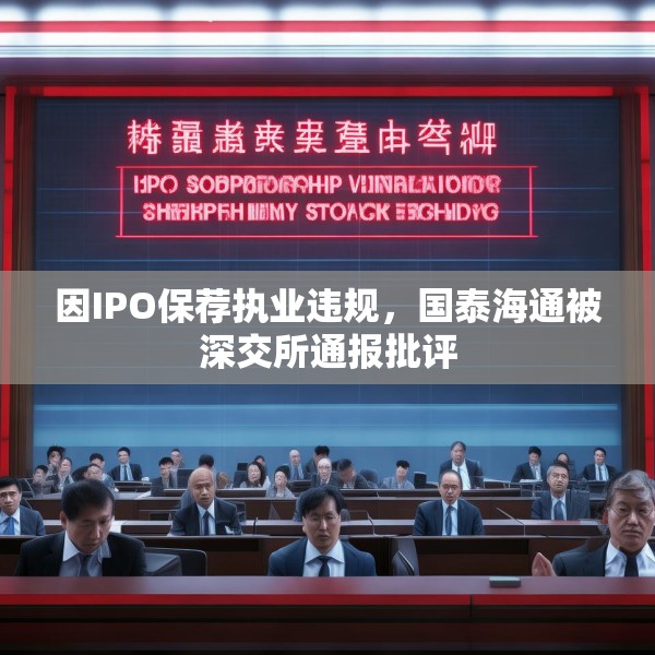 因IPO保荐执业违规，国泰海通被深交所通报批评