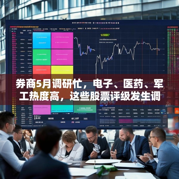 券商5月调研忙，电子、医药、军工热度高，这些股票评级发生调整