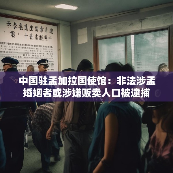 中国驻孟加拉国使馆：非法涉孟婚姻者或涉嫌贩卖人口被逮捕