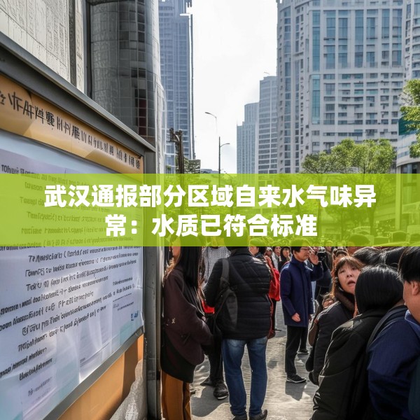 武汉通报部分区域自来水气味异常：水质已符合标准
