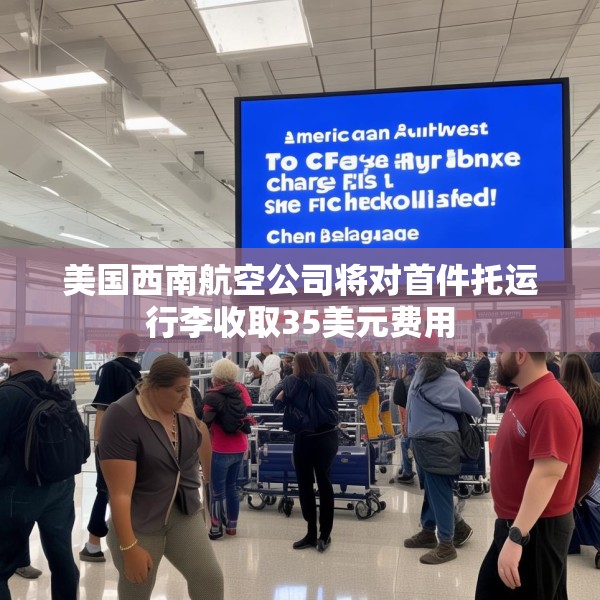 美国西南航空公司将对首件托运行李收取35美元费用
