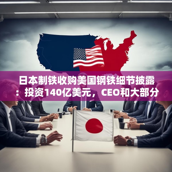 日本制铁收购美国钢铁细节披露：投资140亿美元，CEO和大部分董事将是美国人