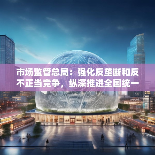 市场监管总局：强化反垄断和反不正当竞争，纵深推进全国统一大市场建设