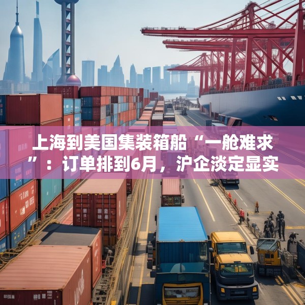 上海到美国集装箱船“一舱难求”：订单排到6月，沪企淡定显实力