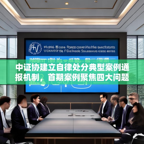 中证协建立自律处分典型案例通报机制，首期案例聚焦四大问题