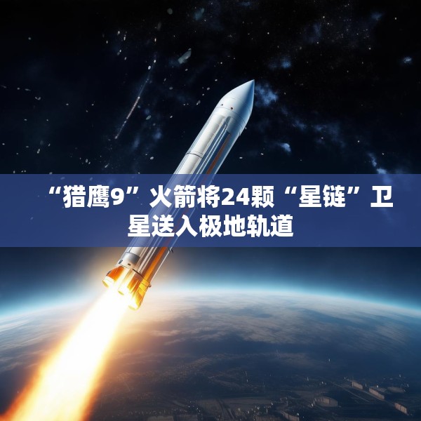 “猎鹰9”火箭将24颗“星链”卫星送入极地轨道