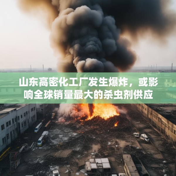 山东高密化工厂发生爆炸，或影响全球销量最大的杀虫剂供应