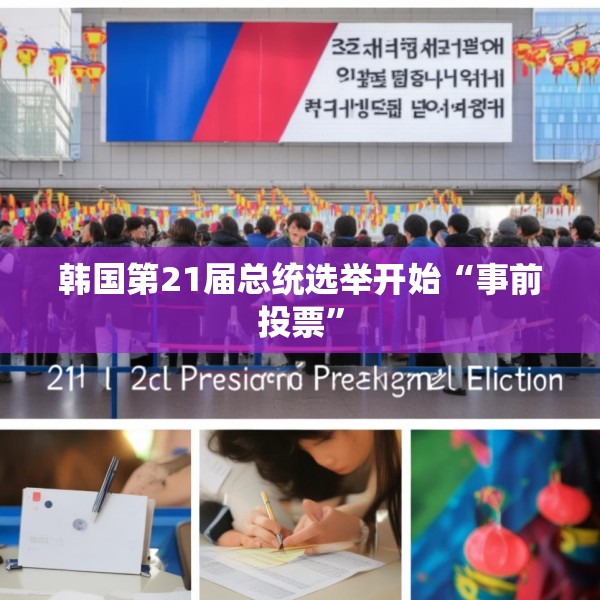 韩国第21届总统选举开始“事前投票”