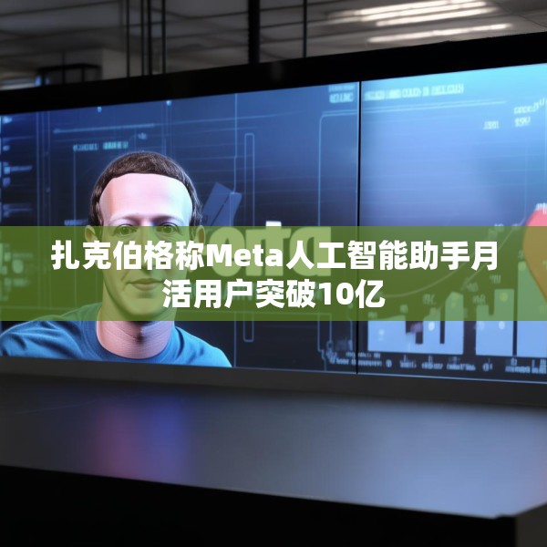 扎克伯格称Meta人工智能助手月活用户突破10亿