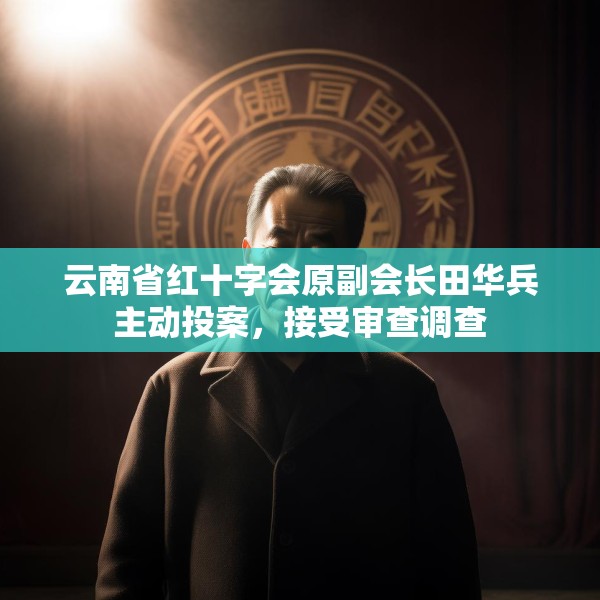 云南省红十字会原副会长田华兵主动投案，接受审查调查