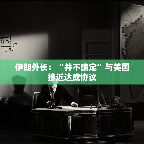 伊朗外长：“并不确定”与美国接近达成协议
