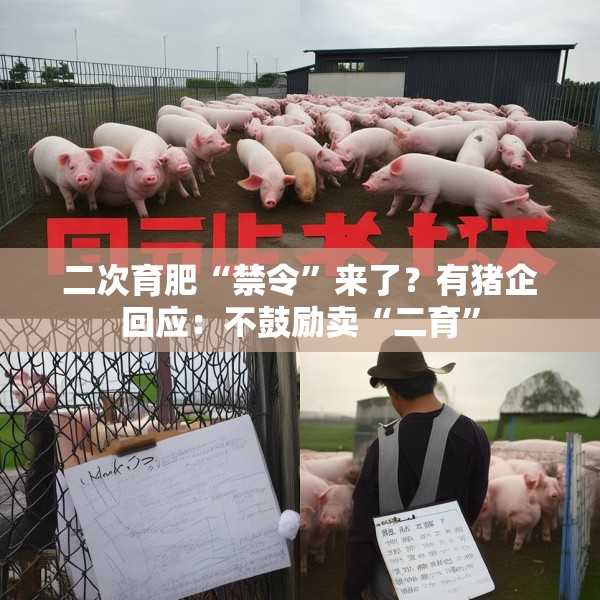 二次育肥“禁令”来了？有猪企回应：不鼓励卖“二育”