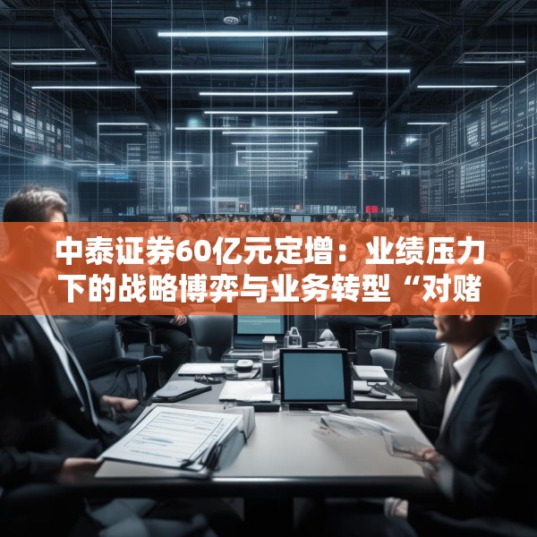 中泰证券60亿元定增：业绩压力下的战略博弈与业务转型“对赌”