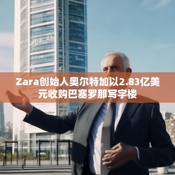 Zara创始人奥尔特加以2.83亿美元收购巴塞罗那写字楼