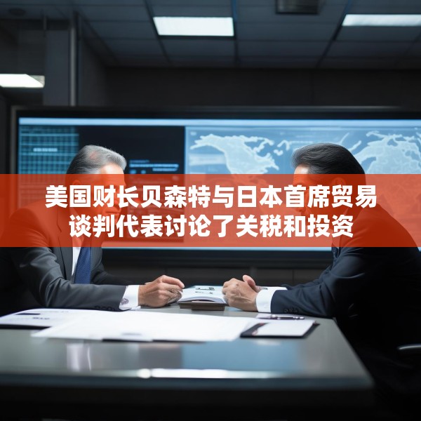 美国财长贝森特与日本首席贸易谈判代表讨论了关税和投资
