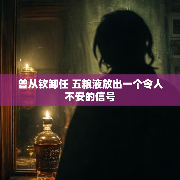 曾从钦卸任 五粮液放出一个令人不安的信号