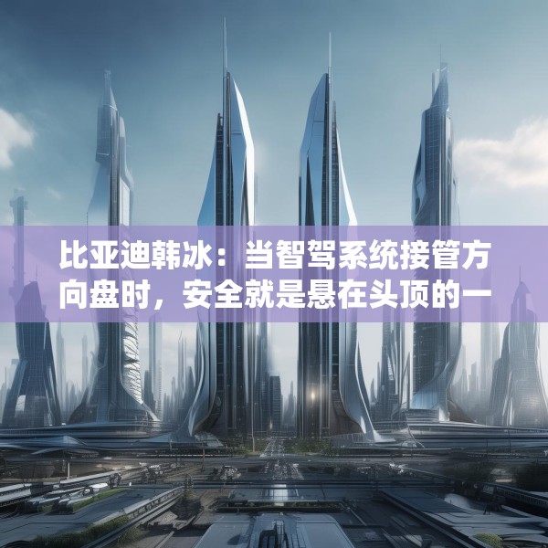 比亚迪韩冰：当智驾系统接管方向盘时，安全就是悬在头顶的一把剑