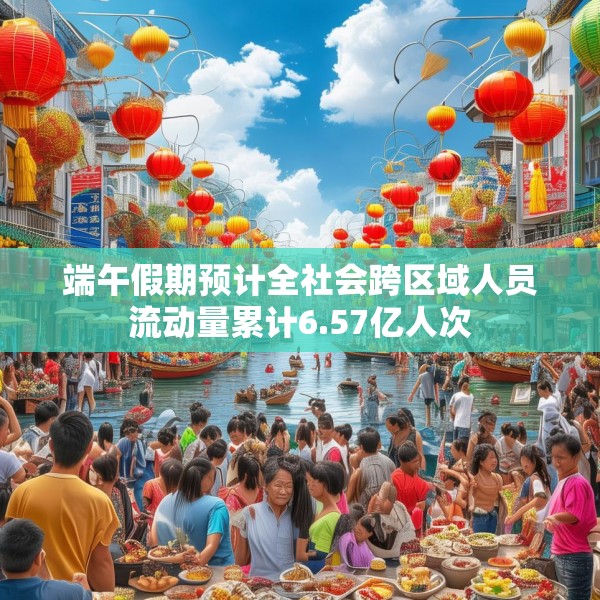 端午假期预计全社会跨区域人员流动量累计6.57亿人次
