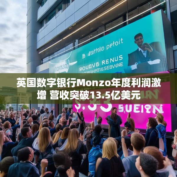 英国数字银行Monzo年度利润激增 营收突破13.5亿美元