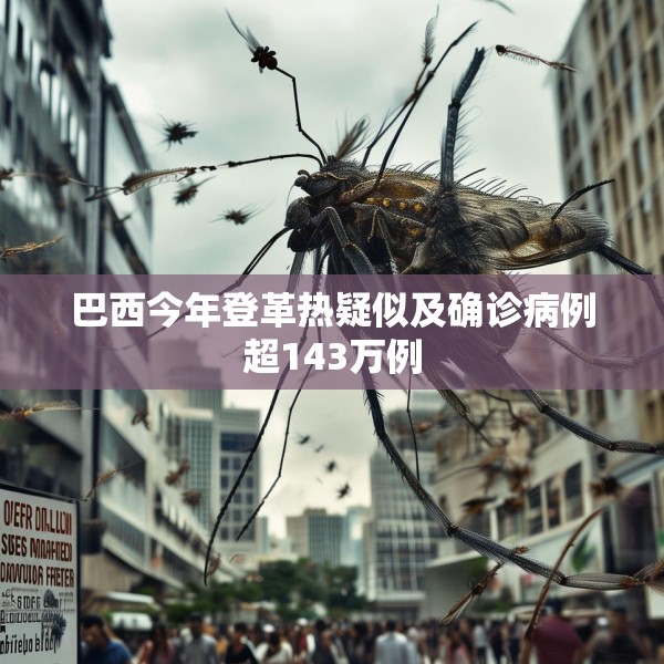 巴西今年登革热疑似及确诊病例超143万例