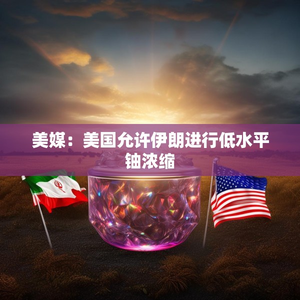 美媒：美国允许伊朗进行低水平铀浓缩