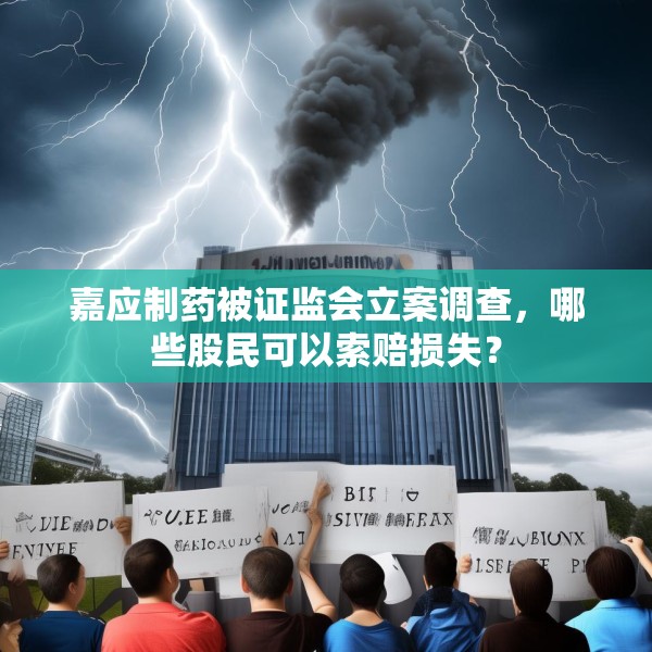 嘉应制药被证监会立案调查，哪些股民可以索赔损失？