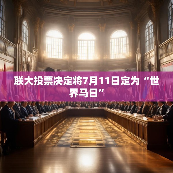 联大投票决定将7月11日定为“世界马日”