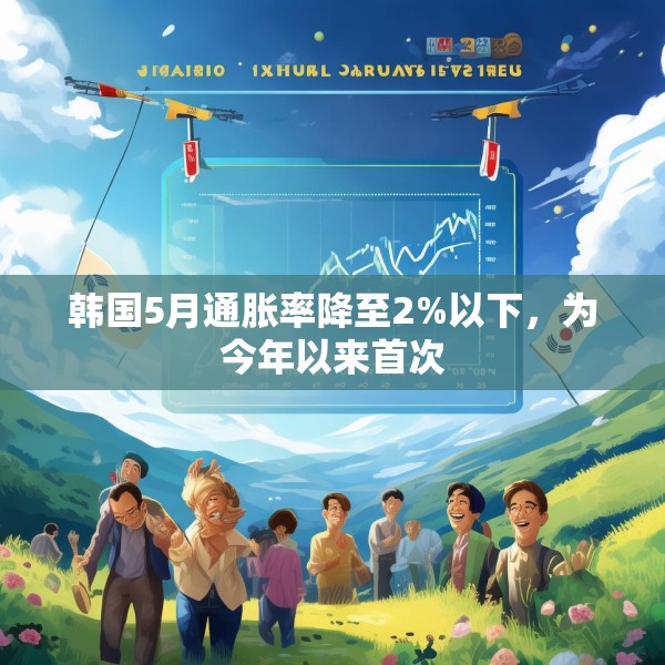 韩国5月通胀率降至2%以下，为今年以来首次